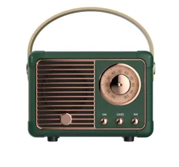 Retro Mini Bluetooth Speaker – Timeless Style, Modern Sound