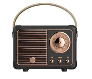 Retro Mini Bluetooth Speaker – Timeless Style, Modern Sound