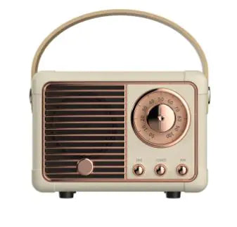 Retro Mini Bluetooth Speaker – Timeless Style, Modern Sound