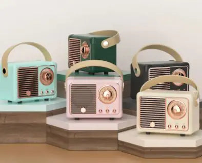 Retro Mini Bluetooth Speaker – Timeless Style, Modern Sound